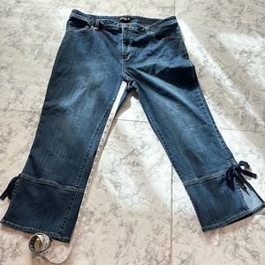 Susan Graver Crop jeans